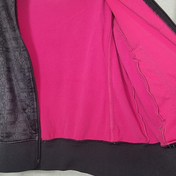 The North Face Fleece Sweater Jacket Hoodie Womens Sz Med Hot Pink TNF Apex‎ - Picture 6 of 16